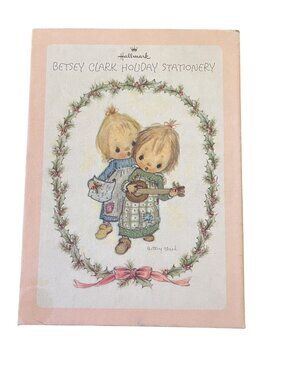 Vintage 1975 Hallmark Betsey Clark Holiday Stationery Set - Read
